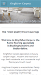 Mobile Screenshot of kingfishercarpets.com